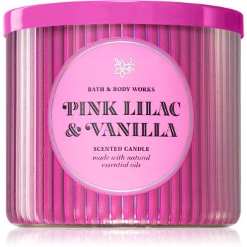 Bath & Body Works Pink Lilac & Vanilla świeczka zapachowa 411 g