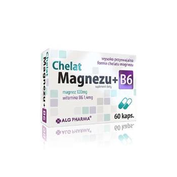 ALG PHARMA Chelat Magnezu + B6 - 60caps.Witaminy i minerały > Magnez