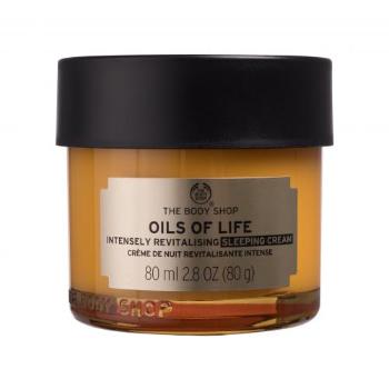The Body Shop Oils Of Life Intensely Revitalising Sleeping Cream 80 ml krem na noc dla kobiet