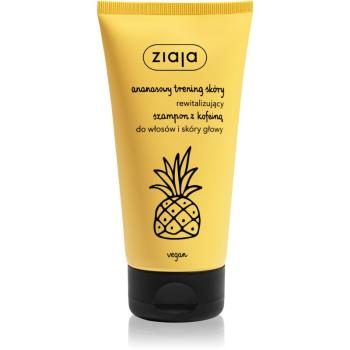 Ziaja Ananasowy Trening Skóry rewitalizujący szampon z kofeiną 160 ml