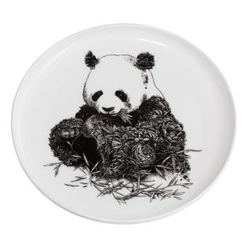 Biały porcelanowy talerz Maxwell & Williams Marini Ferlazzo Panda, ø 20 cm