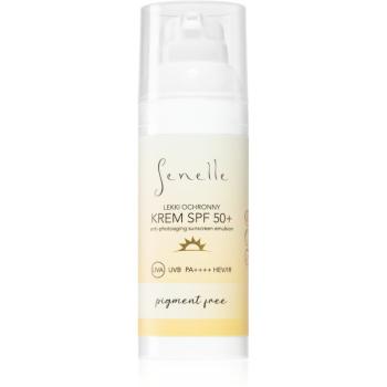Senelle Cosmetics Light Protective Pigment Free lekki krem ochronny do twarzy SPF 50+ 50 ml