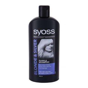 Syoss Blonde & Silver Purple Shampoo 500 ml szampon do włosów dla kobiet