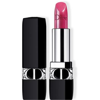 DIOR Rouge Dior trwała szminka flakon napełnialny odcień 678 Culte Metallic 3,5 g