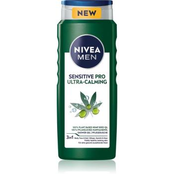 Nivea Men Sensitive Pro Ultra Calming żel pod prysznic do twarzy, ciała i włosów 500 ml