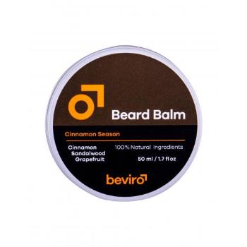 Be-Viro Men´s Only Beard Balm 50 ml wosk do zarostu dla mężczyzn Grapefruit, Cinnamon, Sandal Wood