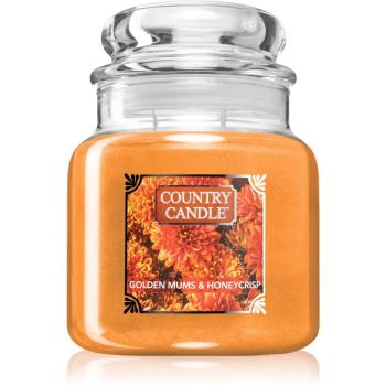 Country Candle Golden Mums & Honey Crisp świeczka zapachowa 453 g