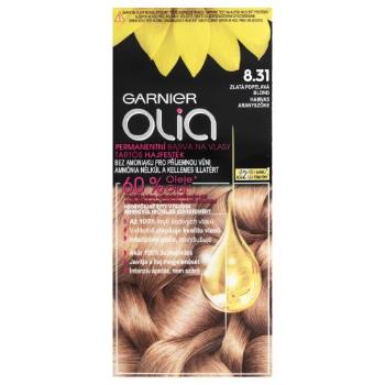Garnier Olia 50 g farba do włosów dla kobiet 8,31 Golden Ashy Blonde