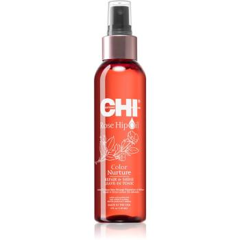 CHI Rose Hip Oil Repair and Shine Leave-in tonik do włosów farbowanych i zniszczonych 118 ml
