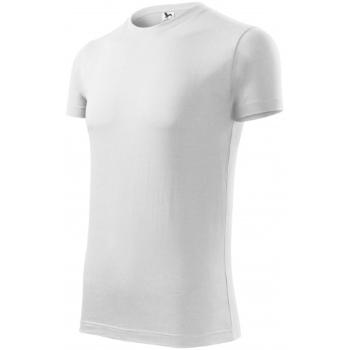 Modna koszulka męska, biały, XL