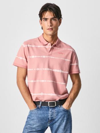 Pepe Jeans Farrell Polo Koszulka Różowy