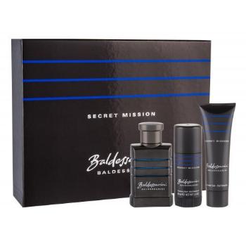 Baldessarini Secret Mission zestaw Edt 50 ml + Żel pod prysznic 50 ml + Deostick 40 ml dla mężczyzn