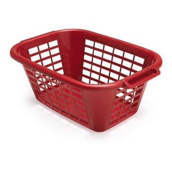 Czerwony kosz na pranie Addis Rect Laundry Basket, 40 l