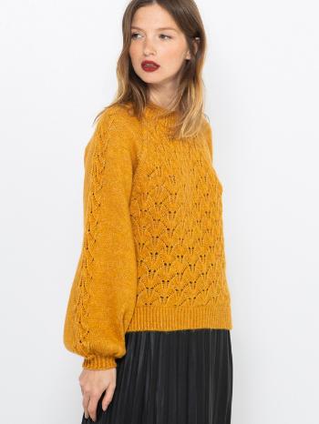 CAMAIEU Sweter Żółty