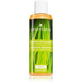 Orientana Ayurvedic Hair Shampoo Ginger & Lemongrass orzeźwiający szampon 210 ml