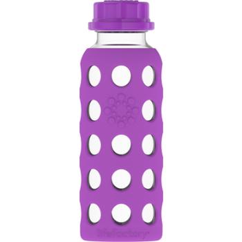 LIFEFACTORY Szklana butelka dla dzieci grape 250 ml