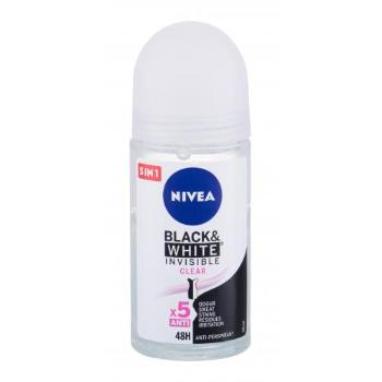 Nivea Black & White Invisible 48h 50 ml antyperspirant dla kobiet