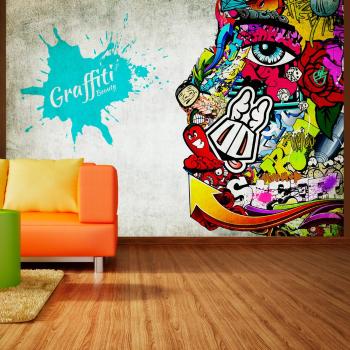 Tapeta samoprzylepna nowoczesna graffiti - Graffiti beauty - 147x105