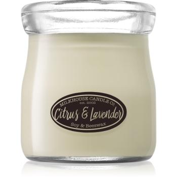 Milkhouse Candle Co. Creamery Citrus & Lavender świeczka zapachowa Cream Jar 142 g