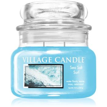 Village Candle Sea Salt Surf świeczka zapachowa (Glass Lid) 262 g
