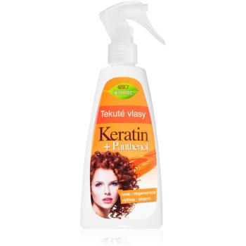 Bione Cosmetics Keratin + Panthenol kuracja regenerująca bez spłukiwania do włosów 260 ml