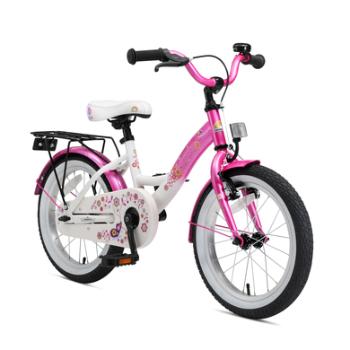 bikestar Premium Rowerek 16 Classic, pink/white