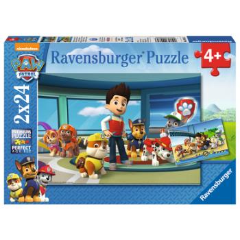 Ravensburger Puzzle 2x 24 sztuki - Patrol Paw: pomocne węszaki