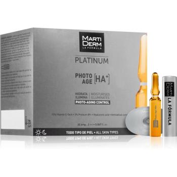 Martiderm Platinum Photo Age HA+ serum przeciw starzeniu się skóry w ampułkach z witaminą C 30x2 ml