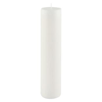 Biała świeczka Ego Dekor Cylinder Pure, 92 h