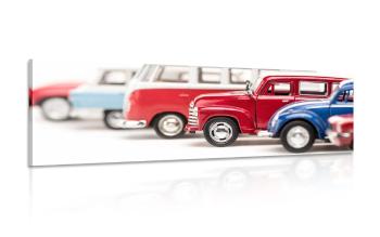 Obraz kolorowe modele samochodów