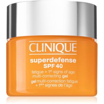 Clinique Superdefense™ SPF 40 Fatigue + 1st Signs of Age Multi Correcting Gel krem przeciw pierwszym oznakom starzenia do wszystkich rodzajów skóry SP
