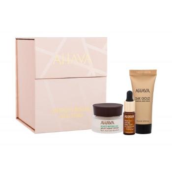 AHAVA Luxurious Mineral Indulgence zestaw Krem do twarzy na noc 15 ml + srum do twarzy 5 ml + maska do twarzy 15 ml dla kobiet Uszkodzone pudełko