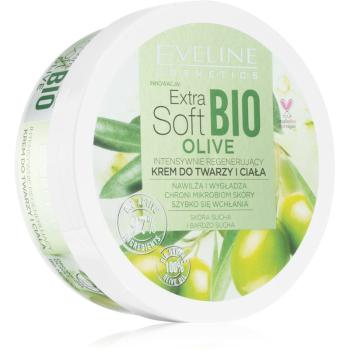 Eveline Cosmetics Extra Soft Bio Olive odżywczy krem do twarzy i ciała do skóry suchej 50 ml