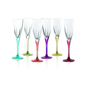 Zestaw 6 kieliszków do szampana RCR Cristalleria Italiana Gemma