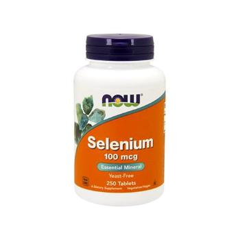 NOW Selenium 100mcg - 250tabsWitaminy i minerały > Selen
