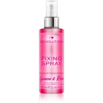 I Heart Revolution Fixing Spray spray utrwalający makijaż z zapachem Guava & Rose 100 ml
