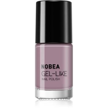 NOBEA Day-to-Day Gel-like Nail Polish lakier do paznokci z żelowym efektem odcień Thistle purple #N54 6 ml