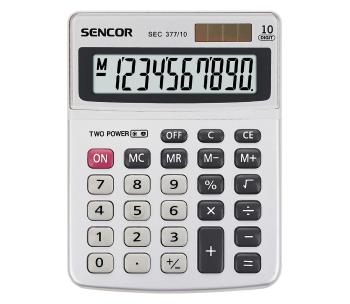 Sencor - Kalkulator stołowy 1xLR41 srebrny