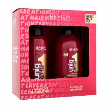 Revlon Professional Uniq One Great Hair Pack zestaw Maseczka do włosów bez spłukiwania 150 ml + szampon 230 ml dla kobiet