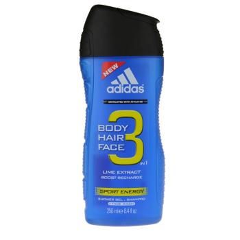 Adidas A3 Sport Energy żel pod prysznic 3 w 1 dla mężczyzn 250 ml