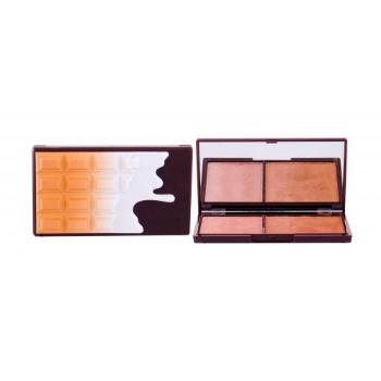 Makeup Revolution London I Heart Makeup Chocolate Duo Palette 11 g bronzer dla kobiet Uszkodzone pudełko Bronze And Shimmer