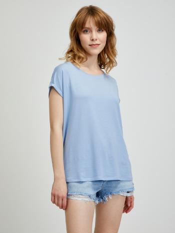 Vero Moda Plain Koszulka Niebieski