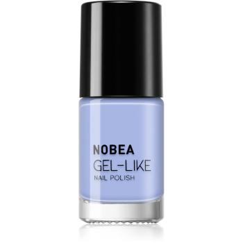 NOBEA Day-to-Day Gel-like Nail Polish lakier do paznokci z żelowym efektem odcień Sky blue #N44 6 ml