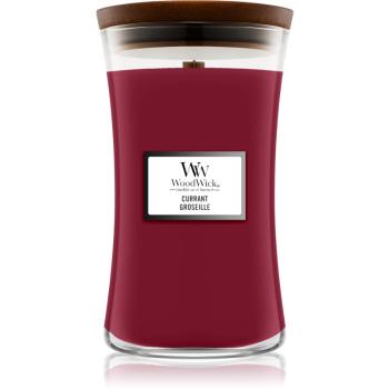 Woodwick Currant świeczka zapachowa z drewnianym knotem 609,5 g