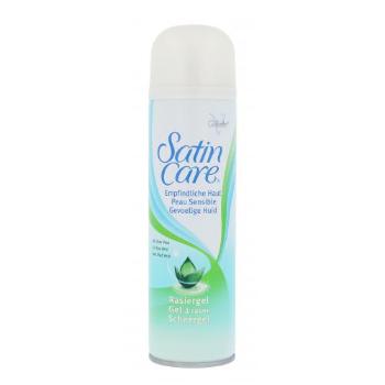Gillette Satin Care Sensitive Skin 200 ml żel do golenia dla kobiet uszkodzony flakon