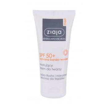 Ziaja Med Protective Matifying SPF50+ 50 ml preparat do opalania twarzy dla kobiet