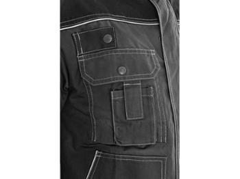 Bluzka CXS ORION OTAKAR, wersja skrócona 170-176cm, męska, szaro-czarna, rozmiar 46