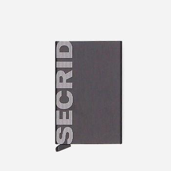 Portfel Secrid Cardprotector Laser CLA-LOGO BRUSHED BLACK