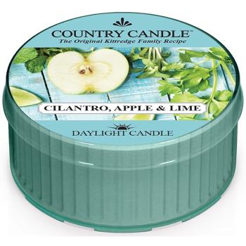 Country Candle Cilantro, Apple & Lime świeczka typu tealight 42 g