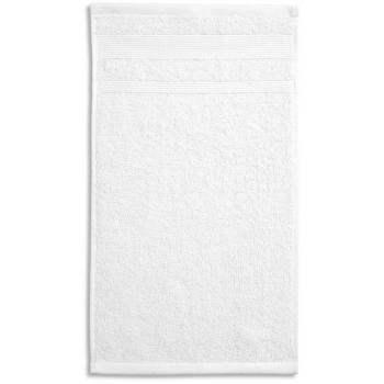 Ręcznik z bawełny organicznej, biały, 50x100cm